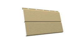 ЭкоБрус 0,345 Gofr GL 0.45 PE RAL 1014 слоновая кость