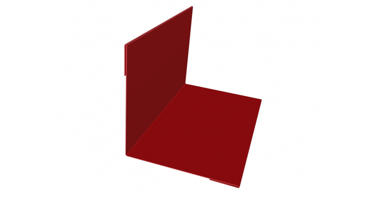 Планка угла внутреннего 110х110 PE с пленкой RAL 3011 коричнево-красный