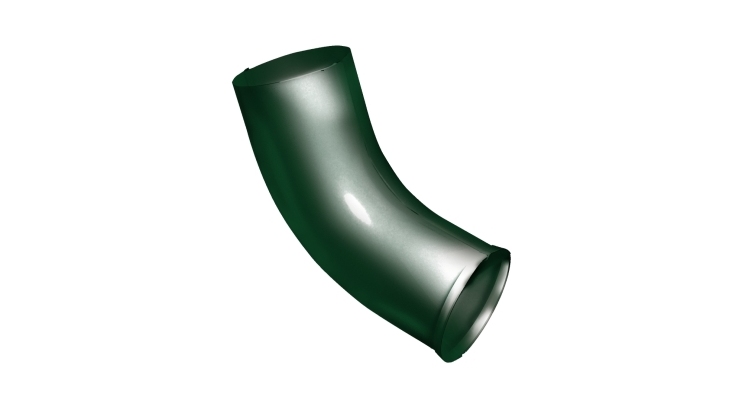Колено стока Grand Line PU 90 мм RAL 6005 зеленый мох