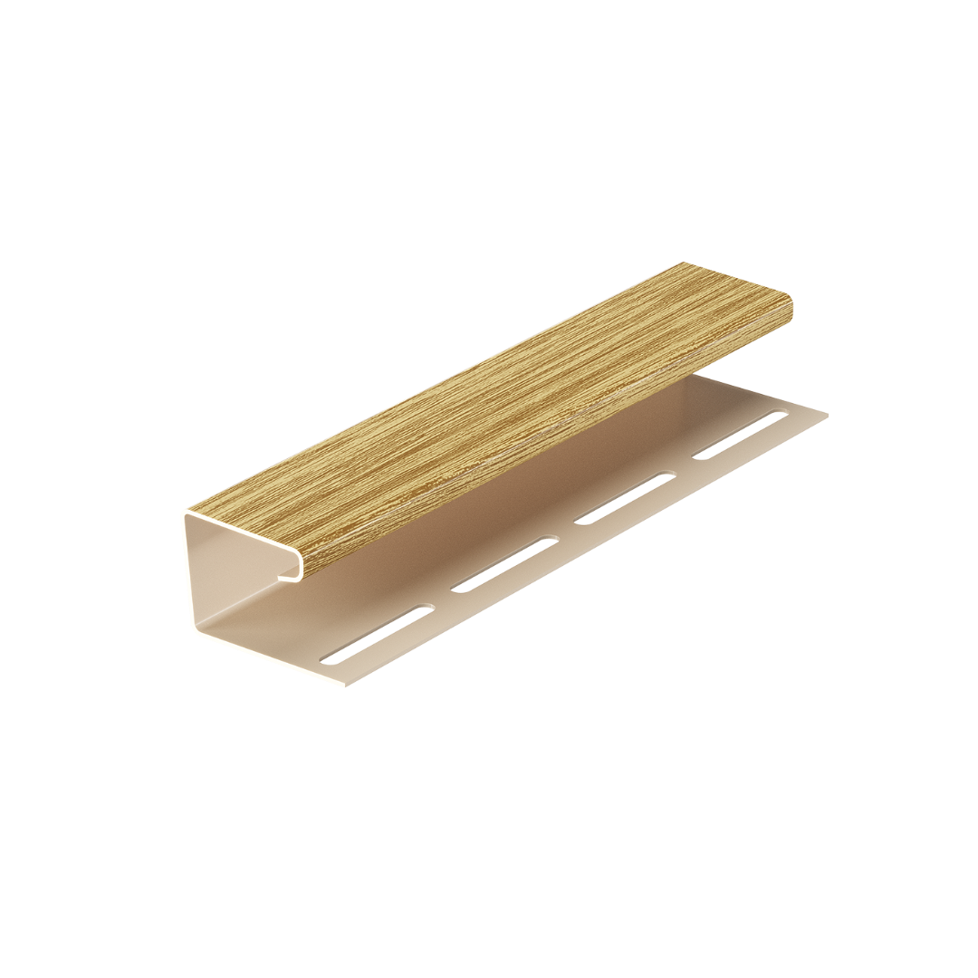 j-профиль 16 мм, зрелый каштан