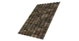 Профнастил С20В 0,45 Print Elite King Stone TwinColor