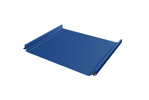 Кликфальц Pro Grand Line 0,5 Satin с пленкой на замках RAL 5005 сигнальный синий