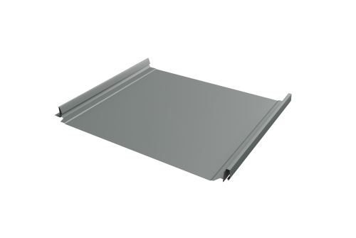 Кликфальц Pro Grand Line 0,45 PE с пленкой на замках RAL 7005 мышино-серый