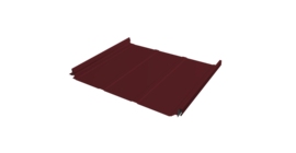 Кликфальц Pro Line Grand Line 0,45 Drap с пленкой на замках RAL 3005 красное вино