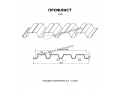 Профнастил Н-60 x 845 A NormanMP ПЭ 01 7004 0,5 мм