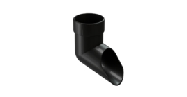 Наконечник водосточной трубы Lux, карбон