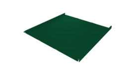 Фальц двойной стоячий Line Grand Line 0,5 PE с пленкой на замках RAL 6005 зеленый мох