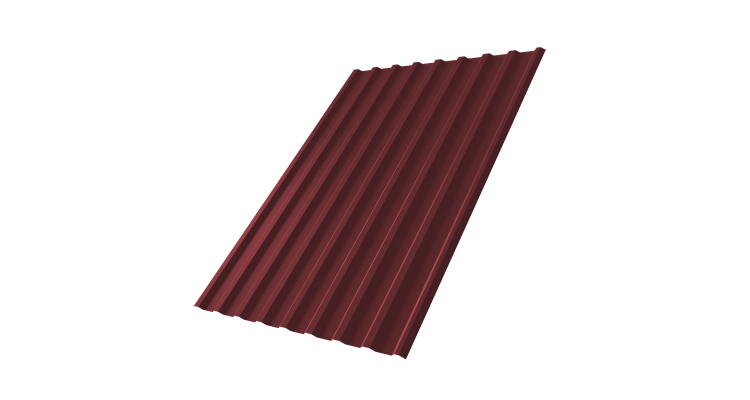 Профнастил С20R 0.45 Drap TX RAL 3005 красное вино