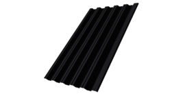 Профнастил HC35R 0.45 Drap-double TX RAL 9005 черный