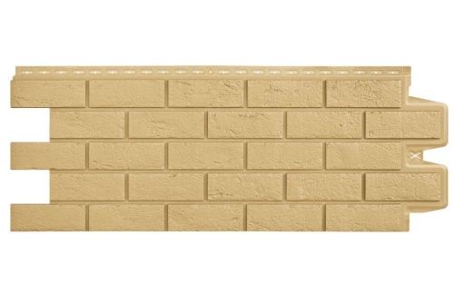 Фасадная панель GL Состаренный кирпич Classic песочный