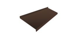 Отлив простой 250 0,5 Drap RAL 8017 шоколад (3м)