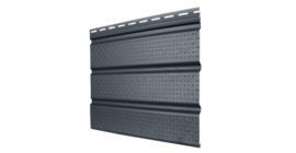 Софит Premium Acryl GL полностью перфорированный графит (3,0м)