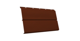 ЭкоБрус 3D 0,345 GL 0.5 Satin с пленкой RAL 3009 оксидно-красный