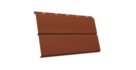 ЭкоБрус 3D 0,345 GL 0.5 Satin с пленкой RAL 8004 терракота