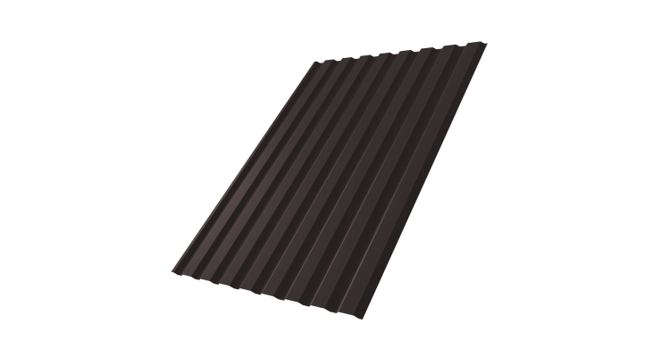 Профнастил С20A 0.45 PE-Double RAL 9005 черный