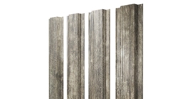 Штакетник Прямоугольный с прямым резом 0,45 Print Elite Nordic Wood TwinColor