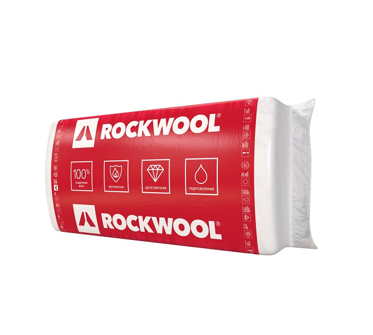 Утеплитель Rockwool Каркас Баттс, 1000х600х100мм (в упак.0,36 м3)