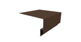 Планка околооконная сложная Блок-хаус new 250х75х27 0,45 Drap RAL 8017 шоколад (3м)