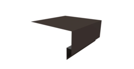 Планка околооконная сложная Блок-хаус new 250х75х27 0,45 Drap TR RR 32 темно-коричневый (3м)