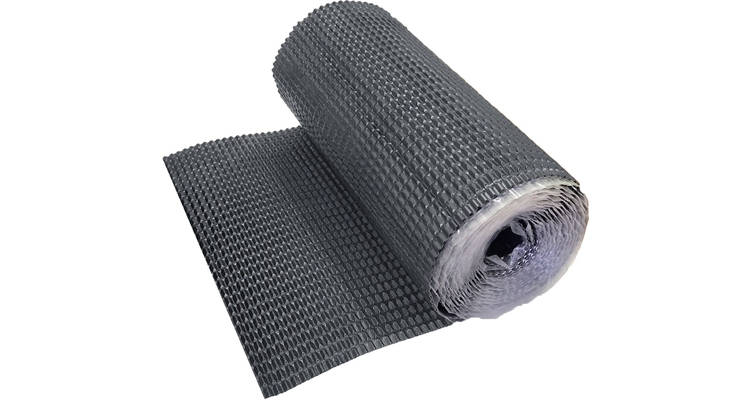 Лента для примыкания гофрированная алюминиевая Optima серая, 280 мм, 5м