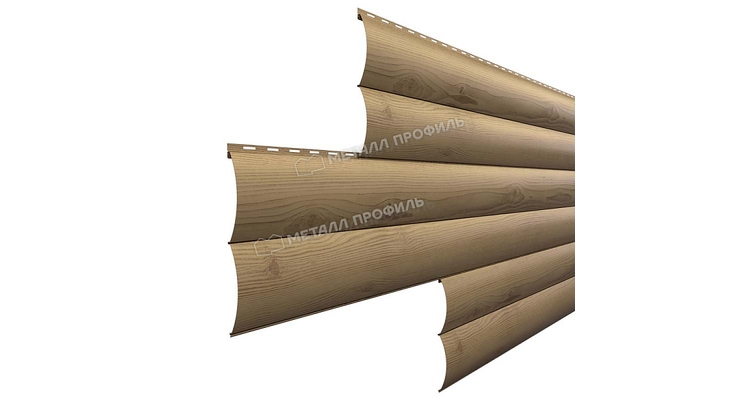 Сайдинг Металл Профиль Woodstock-Н-28х330 (ECOSTEEL_MA-01-Сосна-0.5)