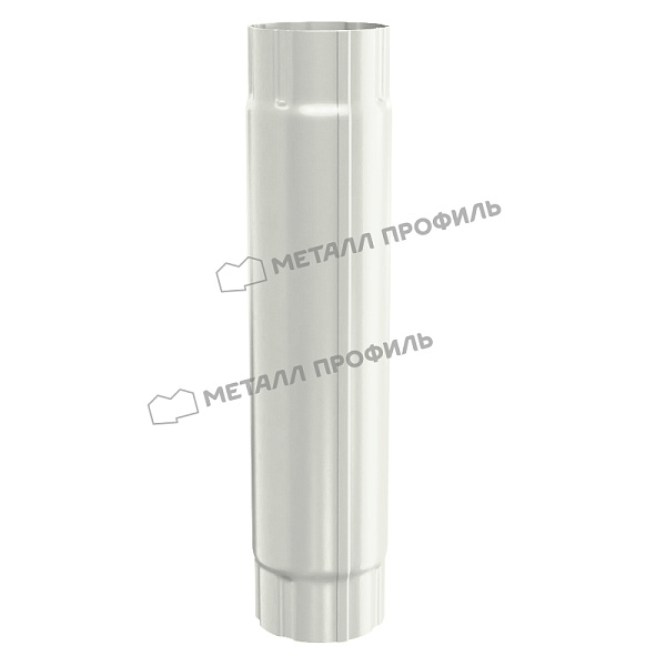 Труба соединительная Металл Профиль GS lite D90х1000 RAL 9003