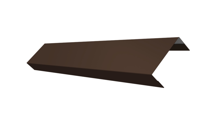 Ламель обратная 50 забора жалюзи Texas 0.5 Rooftop Бархат с пленкой RAL 8017 шоколад