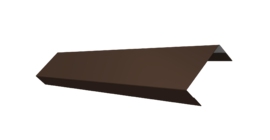 Ламель обратная 50 забора жалюзи Texas 0.5 Velur X с пленкой RAL 8017 шоколад