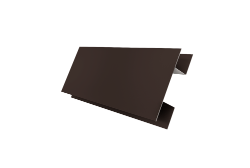 Планка H-образная Экобрус 0,5 Drap TX RR 32 темно-коричневый (3м)