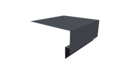 Планка околооконная сложная Экобрус Grand Line 200х75х25 0,5 Satin Matt RAL 7024 мокрый асфальт (3м)