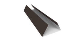 Планка стыковочная составная нижняя 0,5 Drap TX RR 32 темно-коричневый (3м)