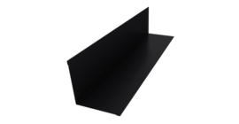 Угол внутренний 110х110 0,5 Drap RAL 9005 черный (2м)
