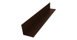 Угол внутренний 30х30 0,45 Drap TwinColor RAL 8017 шоколад (3м)