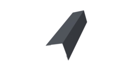 Угол внешний 50x50 0,5 Drap TX RAL 7024 мокрый асфальт (2м)