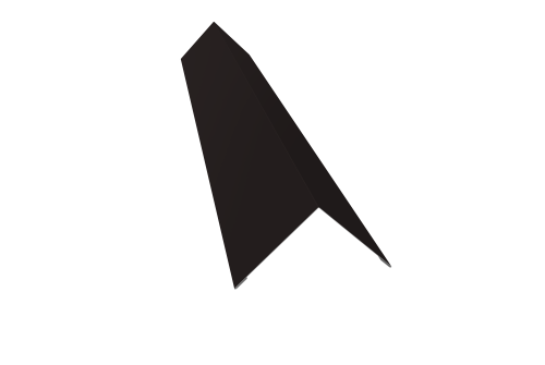 Угол внешний 110x110 0,5 Drap TX RAL 9005 черный (3м)