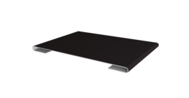 Планка стыковочная 0,45 Drap TR RAL 9005 черный (3м)