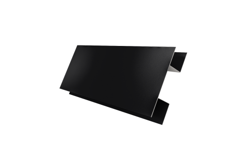 Планка H-образная стыковочная сложная 0,45 Drap TX RAL 9005 черный (3м)