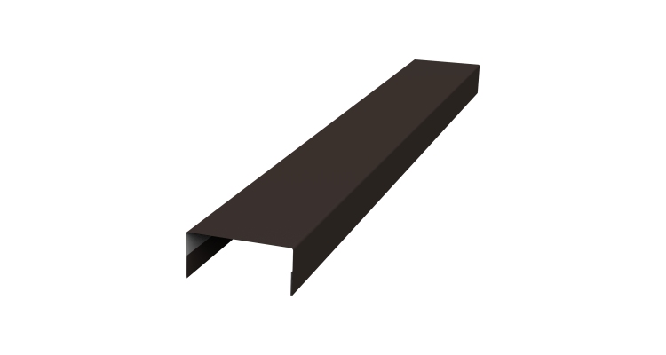 Крышка 30х20 жалюзи Texas 0,45 Drap TX RR 32 темно-коричневый (2м)