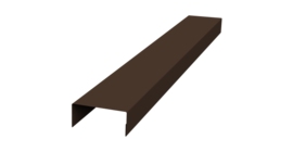 Крышка 30х20 жалюзи Texas 0,5 PurPro RAL 8017 шоколад (3м)