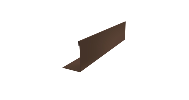 Нащельник 150 Texas 25х35 0,45 Drap-double TX RAL 8017 шоколад (L2,0)