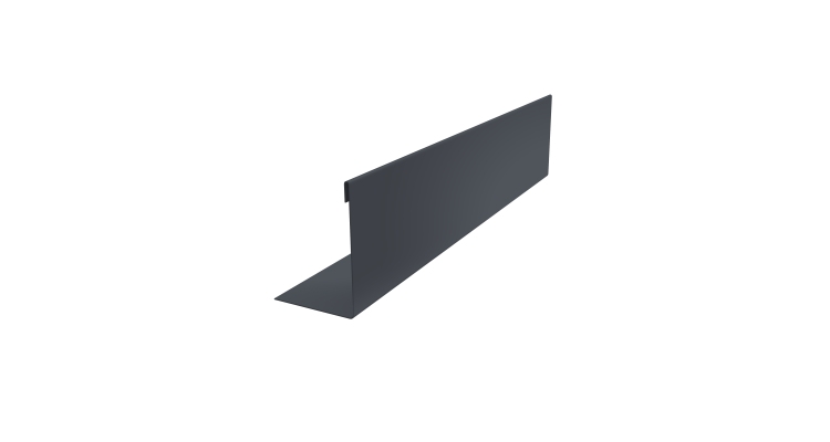 Нащельник 150 Texas 25х35 0,5 Velur X RAL 7024 мокрый асфальт (L1,5)