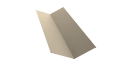 Планка ендовы верхней 145х145 0,45 PE с пленкой RAL 1015 светлая слоновая кость (3м)