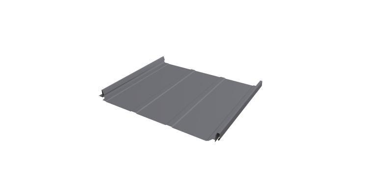 Кликфальц Pro Line Grand Line 0,5 PE с пленкой на замках RAL 7004 сигнальный серый