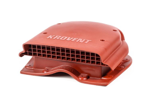 Вентиль кровельный Krovent KTV-Wave new красно-коричневый