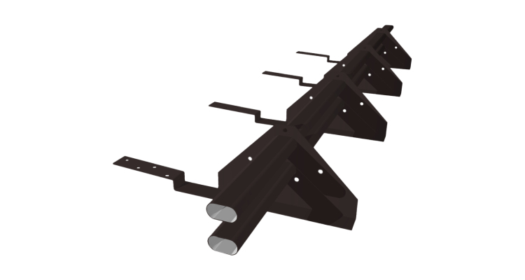 Снегозадержатель трубчатый для композитной черепицы Roman RR 32 (3м)