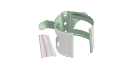 Кронштейн трубы на дерево GL PE 100 мм RAL 9003 сигнальный белый