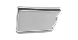 Заглушка левая Vortex 127мм RAL 9003 сигнальный белый