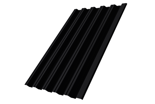 Профнастил HC35R 0.45 Drap RAL 9005 черный