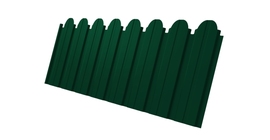 Профнастил С10B фигурный 0.45 PE-Double RAL 6005 зеленый мох